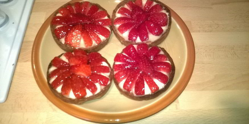 Рецепт клубничного тарта tarte aux fraises