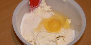 клюквенный тарт с творожным сыром