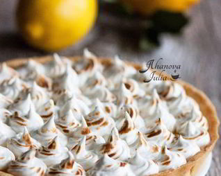 Лимонный тарт с меренгой