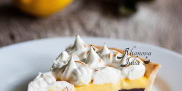 лимонный тарт с меренгой