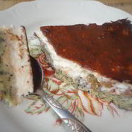 Рецепт Макового тарта с творожным суфле и ганашем