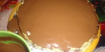 маковый тарт с творожным суфле и ганашем