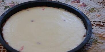 малиновый тарт со сливочной заливкой