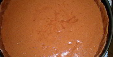 миндальный тарт с брауни