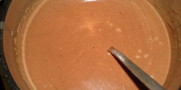 миндальный тарт с брауни