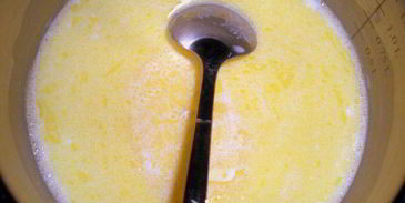 миндальный тарт с брауни