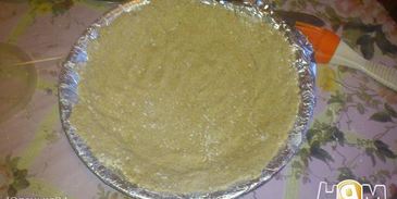 овсяный тарт с ежевикой