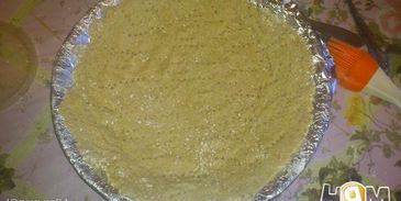 овсяный тарт с ежевикой