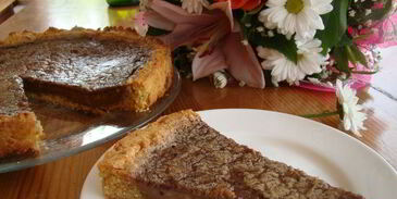 шоколадно-ореховый тарт нутелла