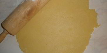 шоколадно-персиковый тарт