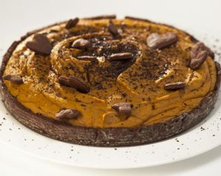 Шоколадно-тыквенный тарт
