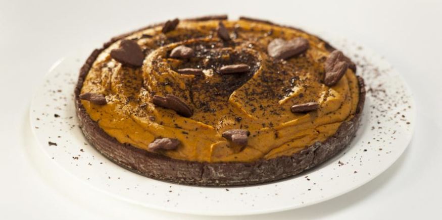 Рецепт шоколадна-тыквенного тарт