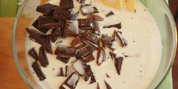 шоколадный тарт с клубникой