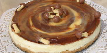 сливочный тарт с карамелью