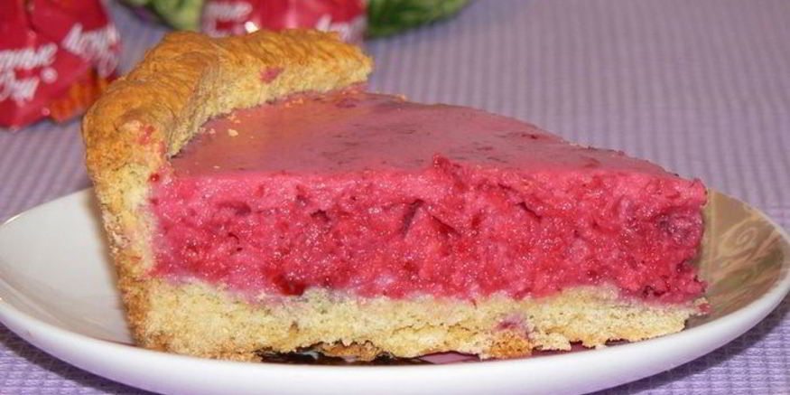 Рецепт тарта брусничного с яблоками