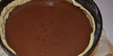 тарт два шоколада