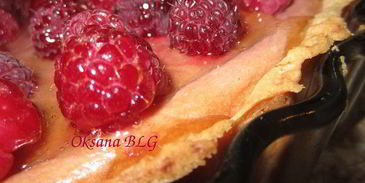 тарт малиновый