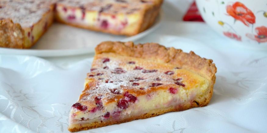 Рецепт тарта с брусникой