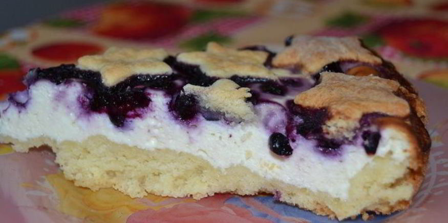 Рецепт тарта с черникой звездное небо