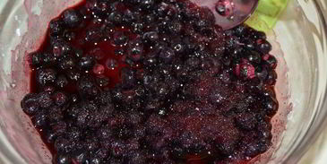 тарт с черникой звездное небо