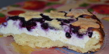 тарт с черникой звездное небо