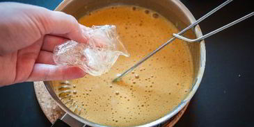 тарт с карамельным кремом и яблоками