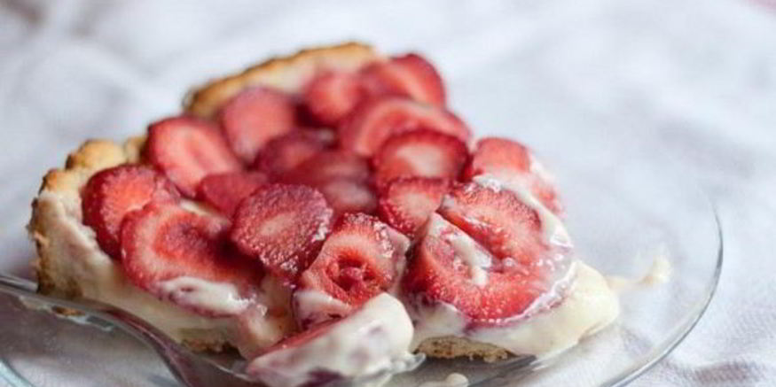 Рецепт тарта с клубникой