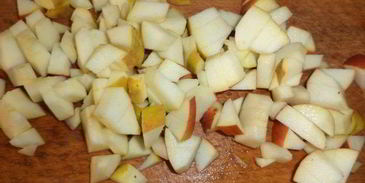 тарт с клюквенно-яблочной начинкой