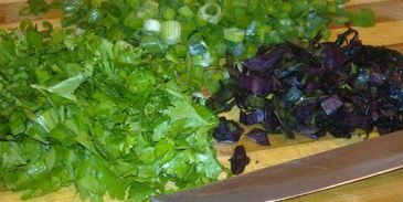 тарт с помидорами, фетой и зеленью