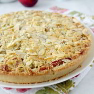 Рецепт Тарта с ревенем и миндальным кремом