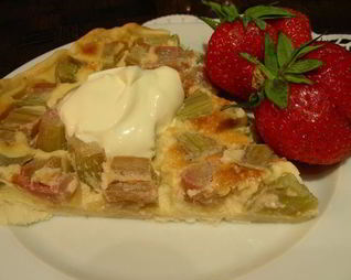 Тарт с ревенем