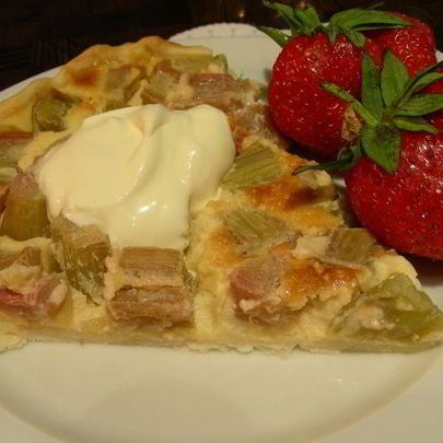 Тарт с ревенем