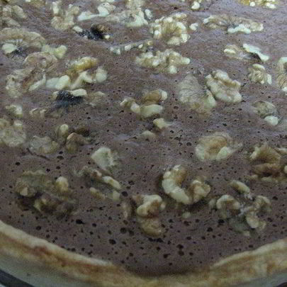 Тарт с творожно-шоколадной начинкой