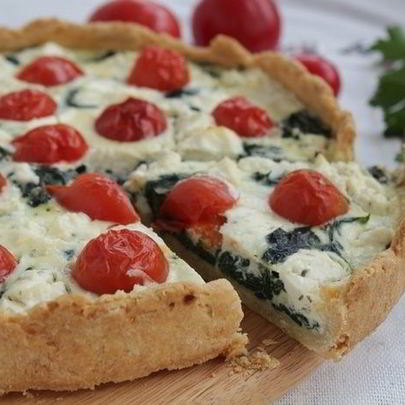 Тарт со шпинатом