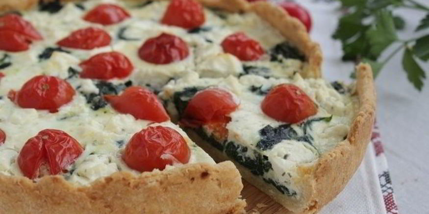 Рецепт тарта со шпинатом