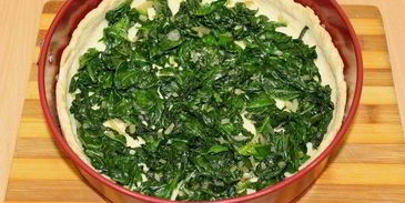 тарт со шпинатом