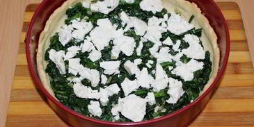 тарт со шпинатом