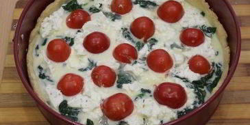 тарт со шпинатом