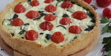 тарт со шпинатом