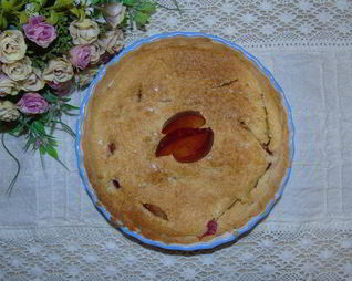 Тарт со сливой