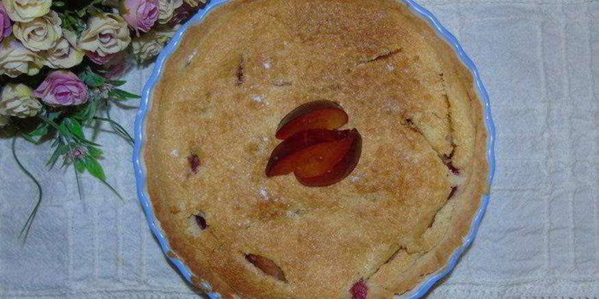 Рецепт тарта со сливой