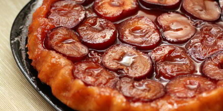 Рецепт тарта татен со сливами