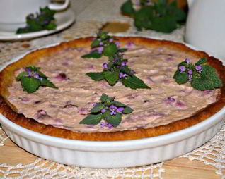 Творожно-вишневый тарт