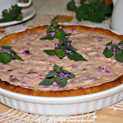 Творожно-вишневый тарт