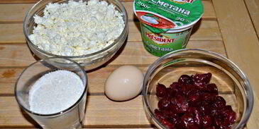 творожно-вишневый тарт