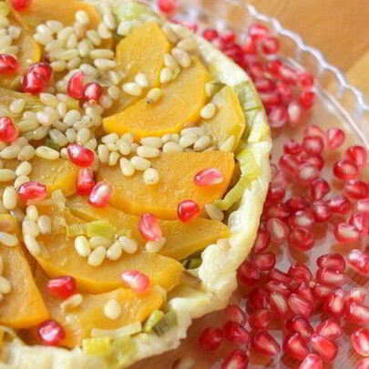 Тыквенный тарт татен