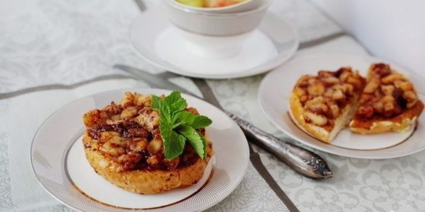 Рецепт французских тостов с яблоками