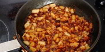 французские тосты с яблоками