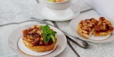 французские тосты с яблоками