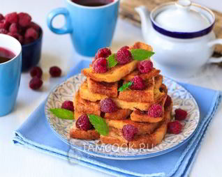 Французские тосты в духовке